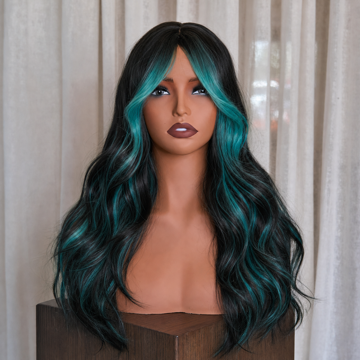 ALEXA - Blue - Fringe Wig