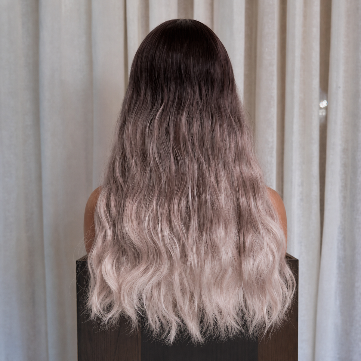 MILLY - Brown Ombre - Fringe Wig
