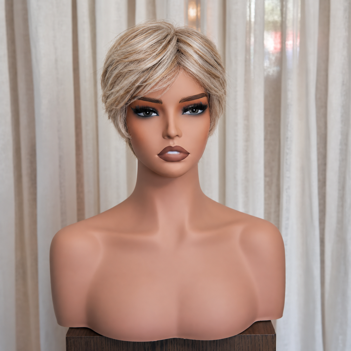 FERNANDA - Beige Blonde - Mono Top Lace Front Wig