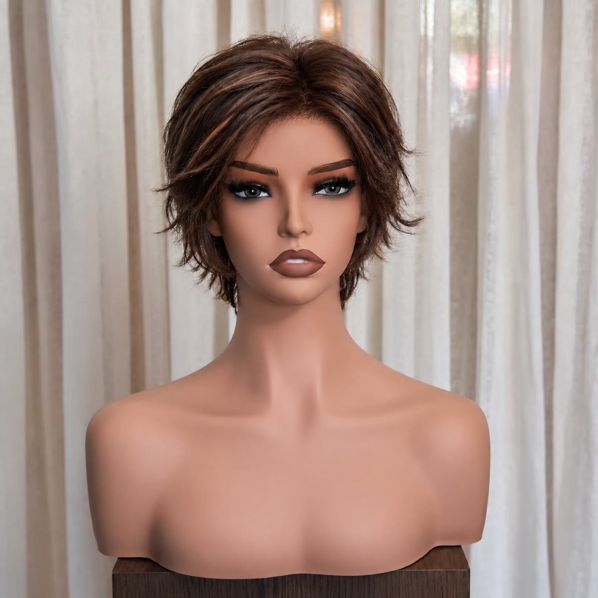 COSIMA - Dark Brown - Mono Top Lace Front Wig