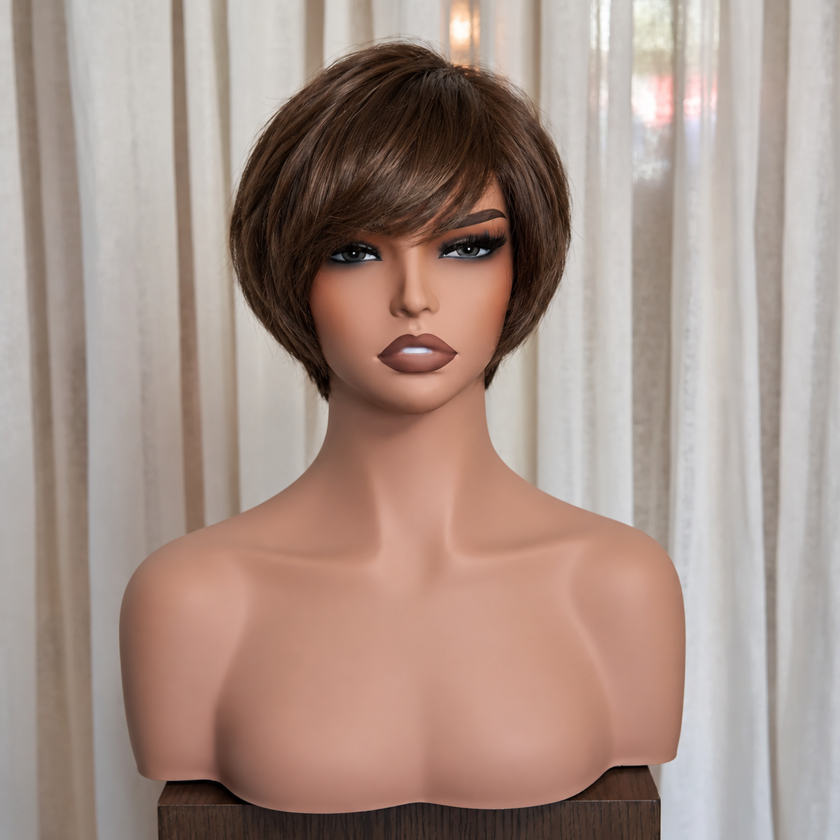 ORLA - Chocolate Brown - Mono Top Lace Front Wig