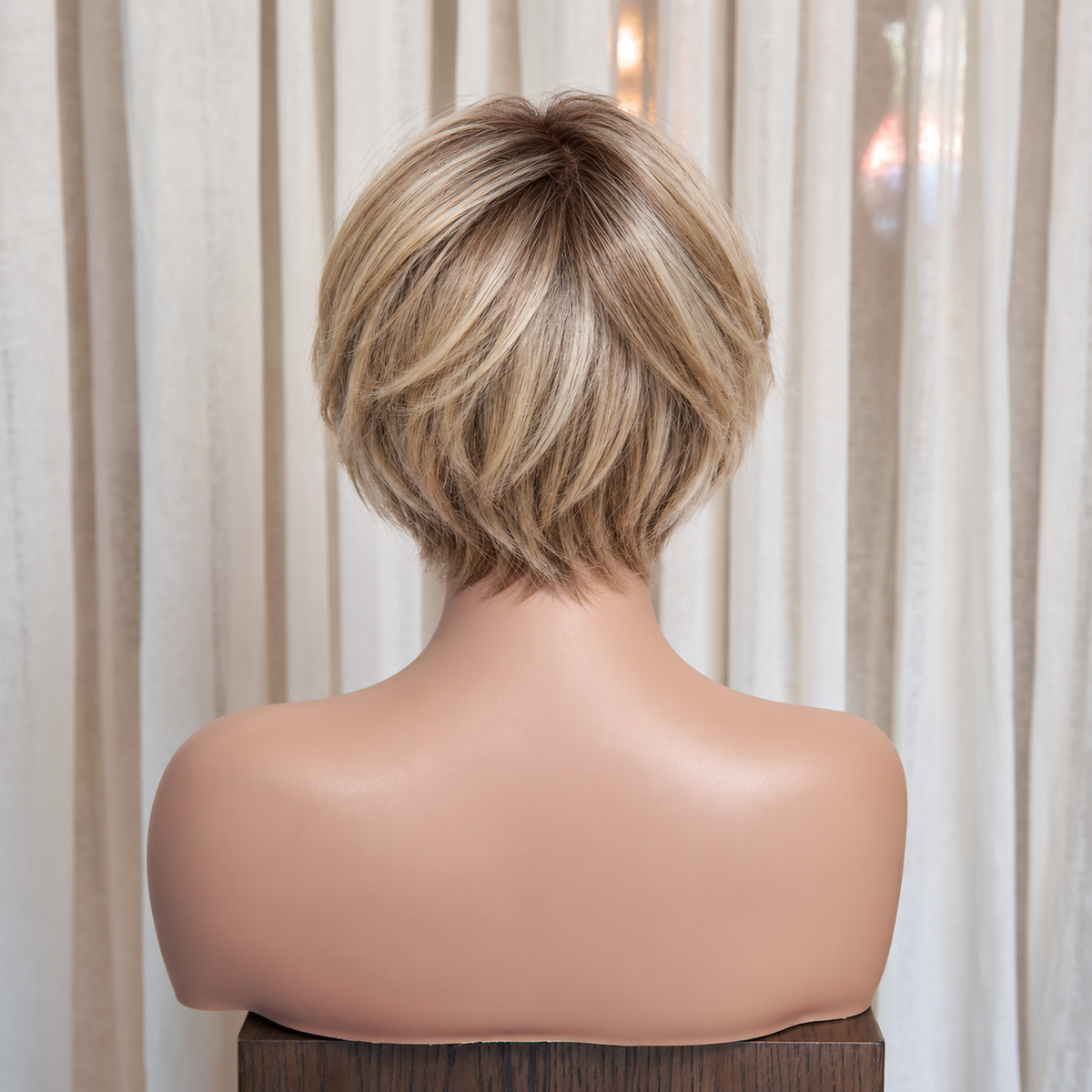 XANTHE - Rooted Dark Blonde - Mono Top Lace Front Wig