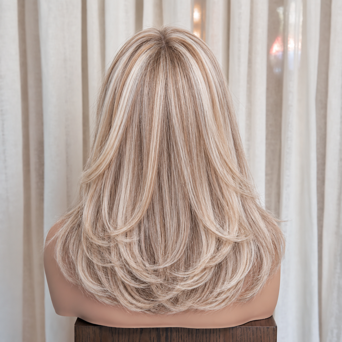 GUINEVERE - Beige Blonde - Mono Top Lace Front Wig