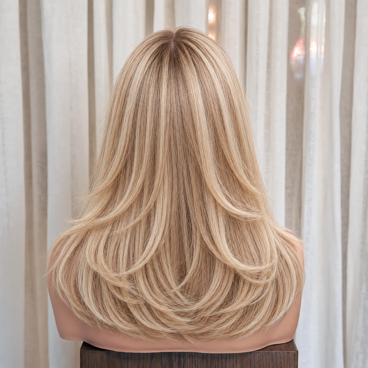 CECILIA - Golden Blonde - Mono Top Lace Front Wig