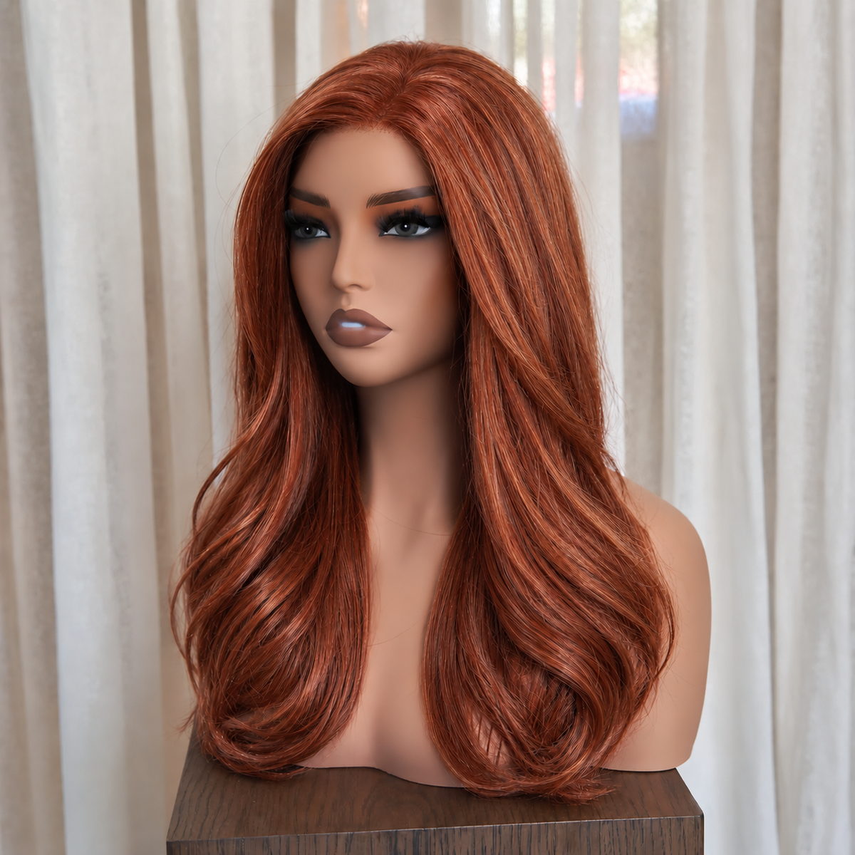 NEROLI - Copper Auburn - Mono Top Lace Front Wig