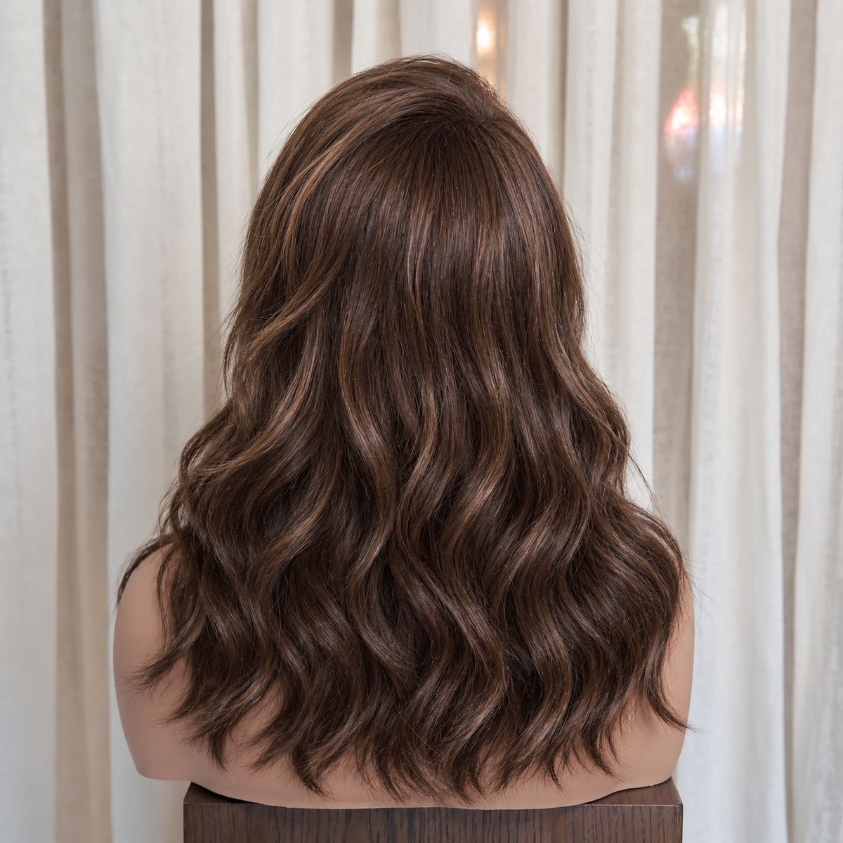 MARCELLA - Chocolate Brown - Mono Top Lace Front Wig