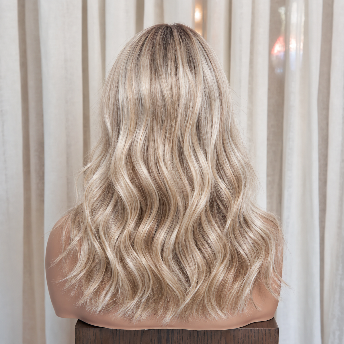 OLIVINE - Rooted Beige Blonde - Mono Top Lace Front Wig