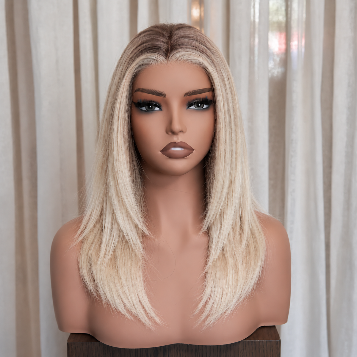 ESME - Rooted Light Blonde - Mono Top Lace Front Wig