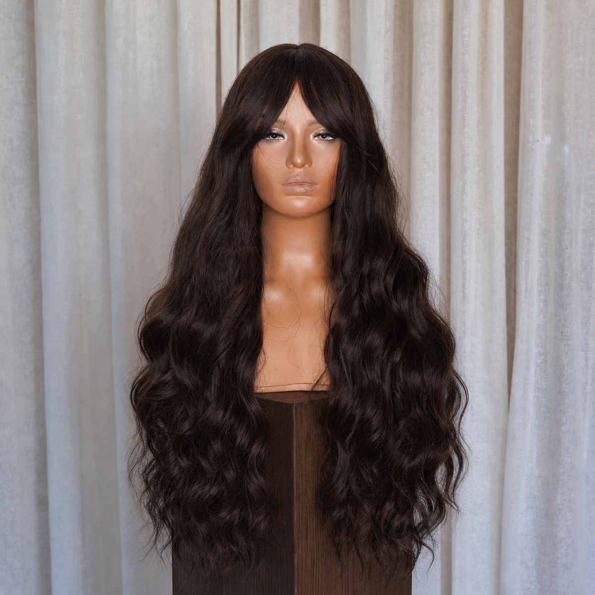 YASMIN - Dark Brown - Fringe Wig
