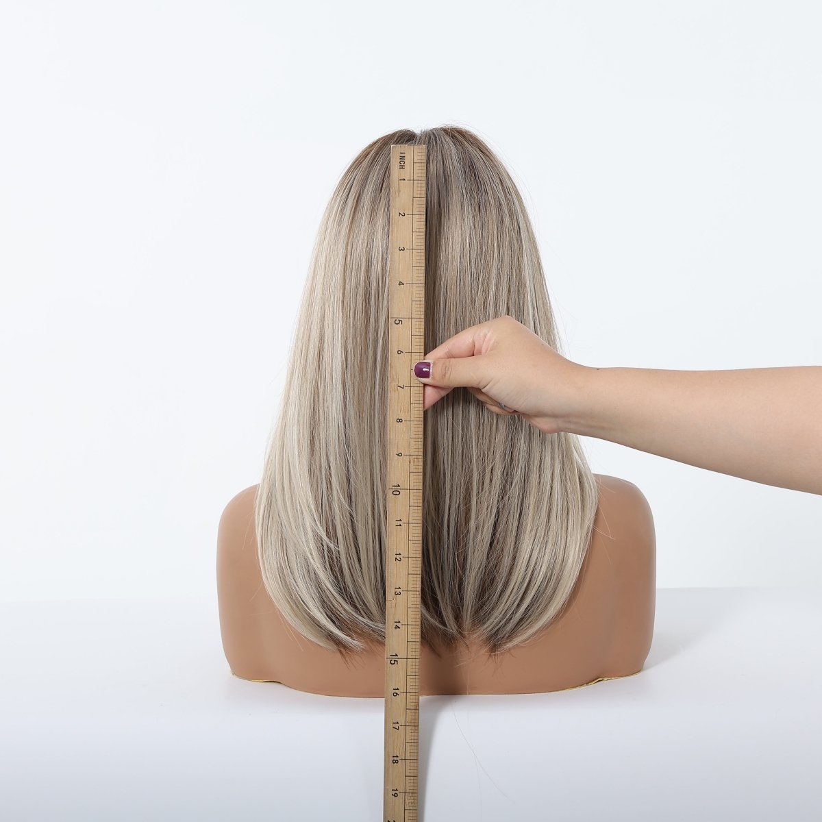 Ash Blonde Balayage with Layers Wig - MARKETPLACE | Blonde, Fringe, Synthetic Hair | Milk & Honey Wigs