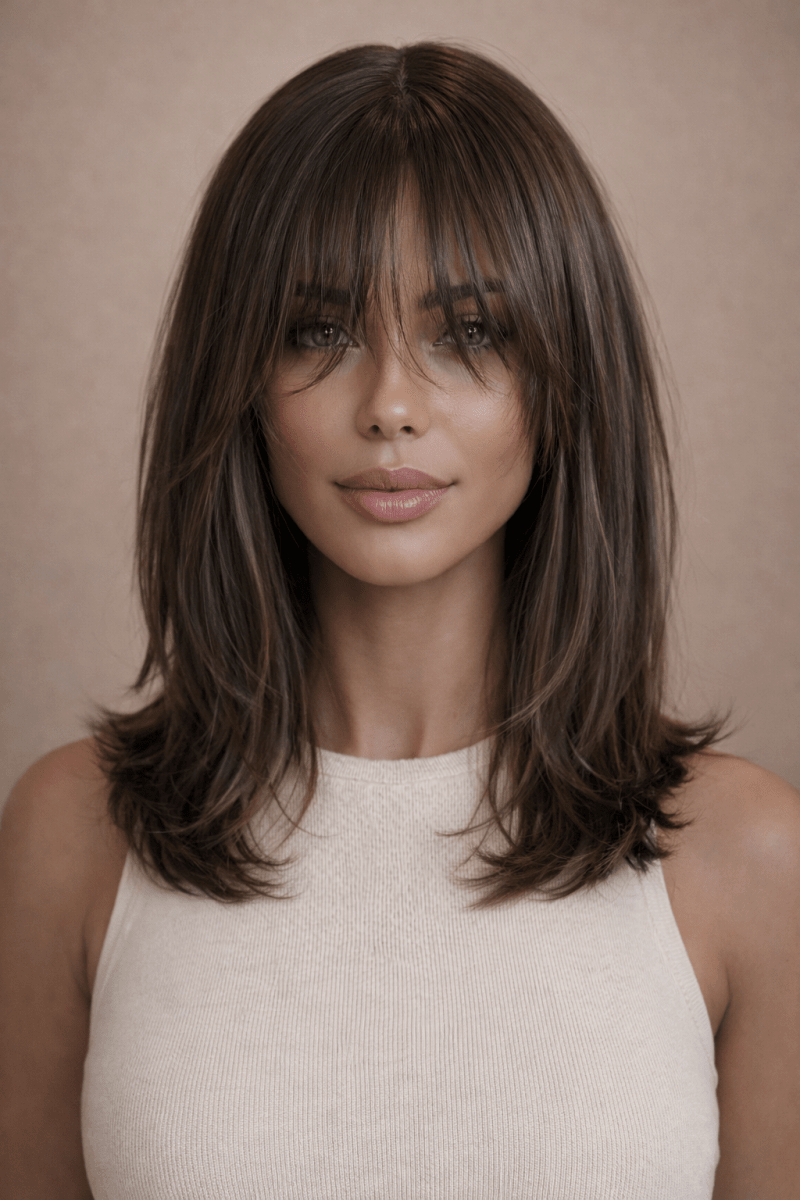 BIANCA - Brown - Lace Front Wig - Milk & Honey Wigs