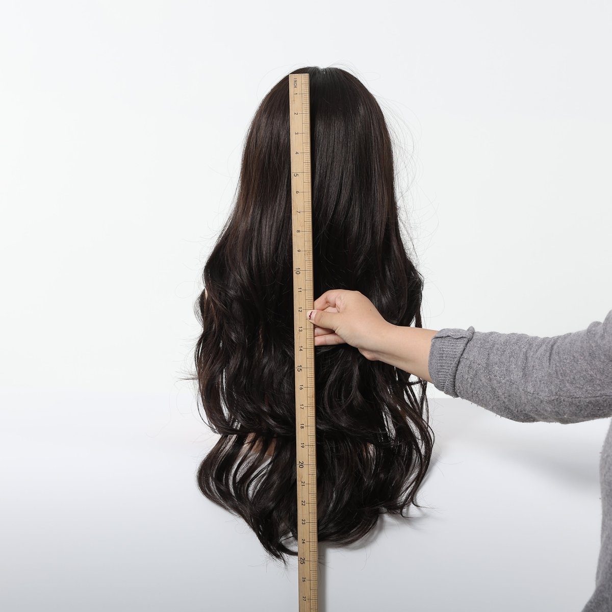 Black Blond Gradient Wig - MARKETPLACE | Brown, Fringe, Synthetic Hair | Milk & Honey Wigs