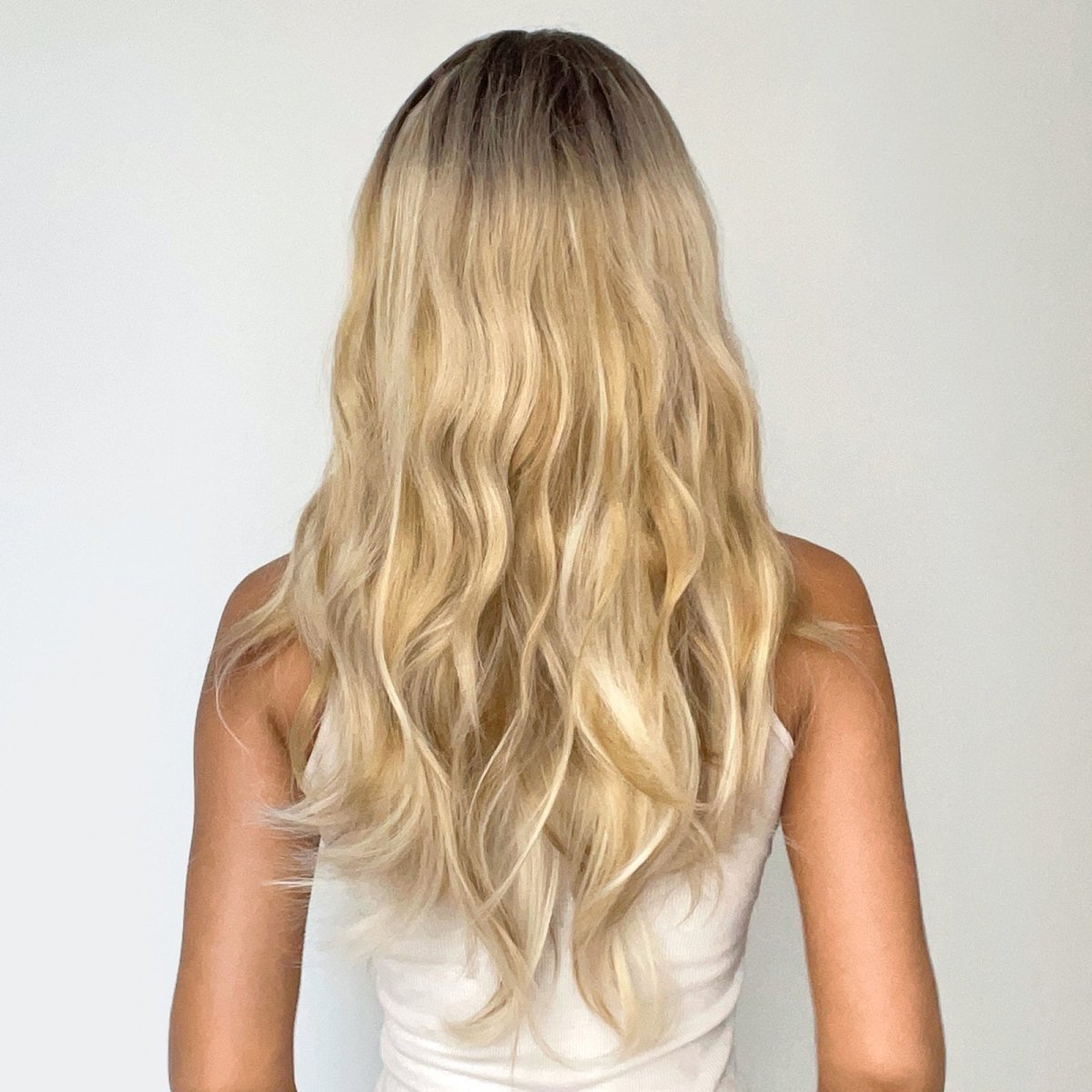 Blonde Ombre Wavy Wig - MARKETPLACE | Blonde, Fringe, Synthetic Hair | Milk & Honey Wigs