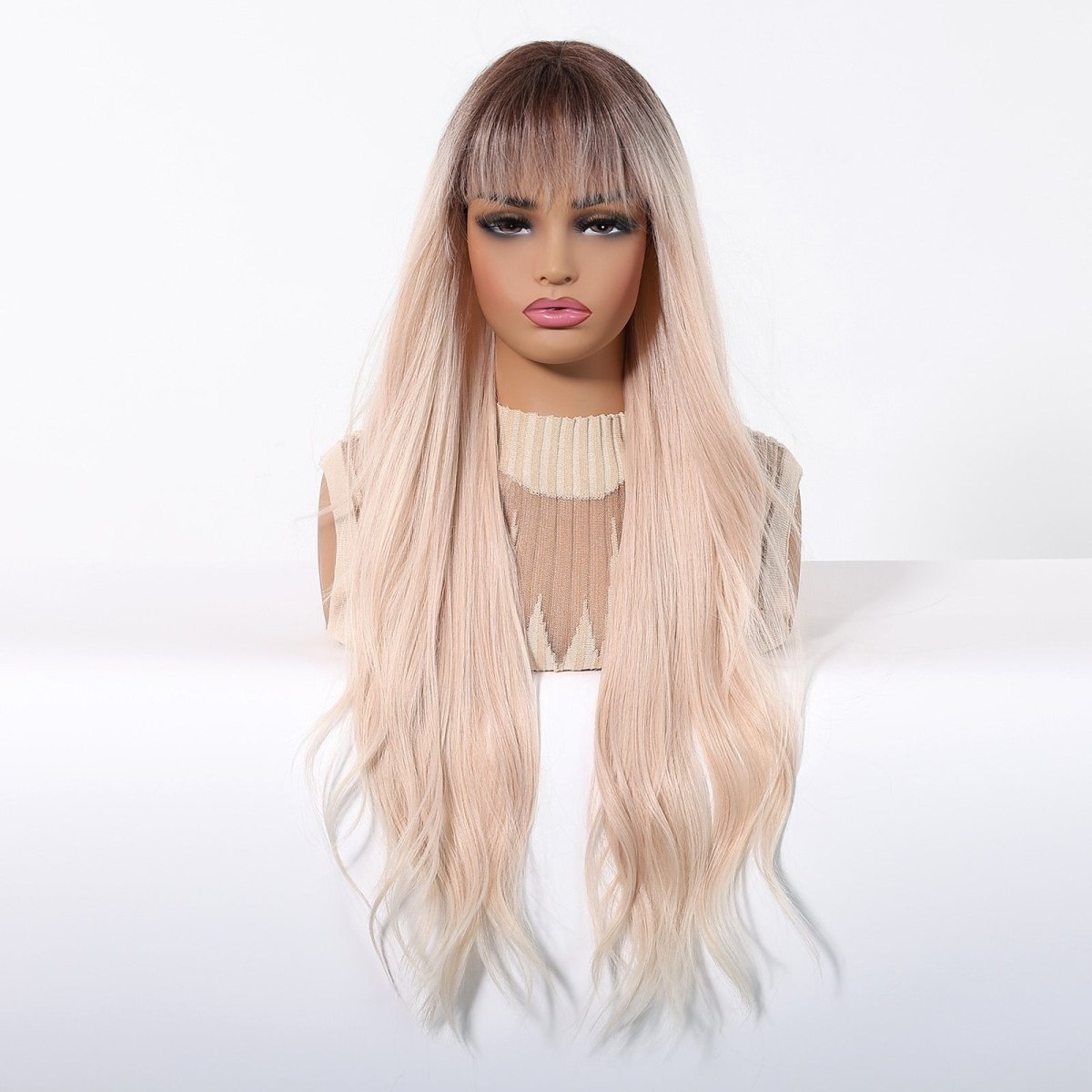 Blonde Ombre Wig - MARKETPLACE | Blonde, Fringe, Synthetic Hair | Milk & Honey Wigs