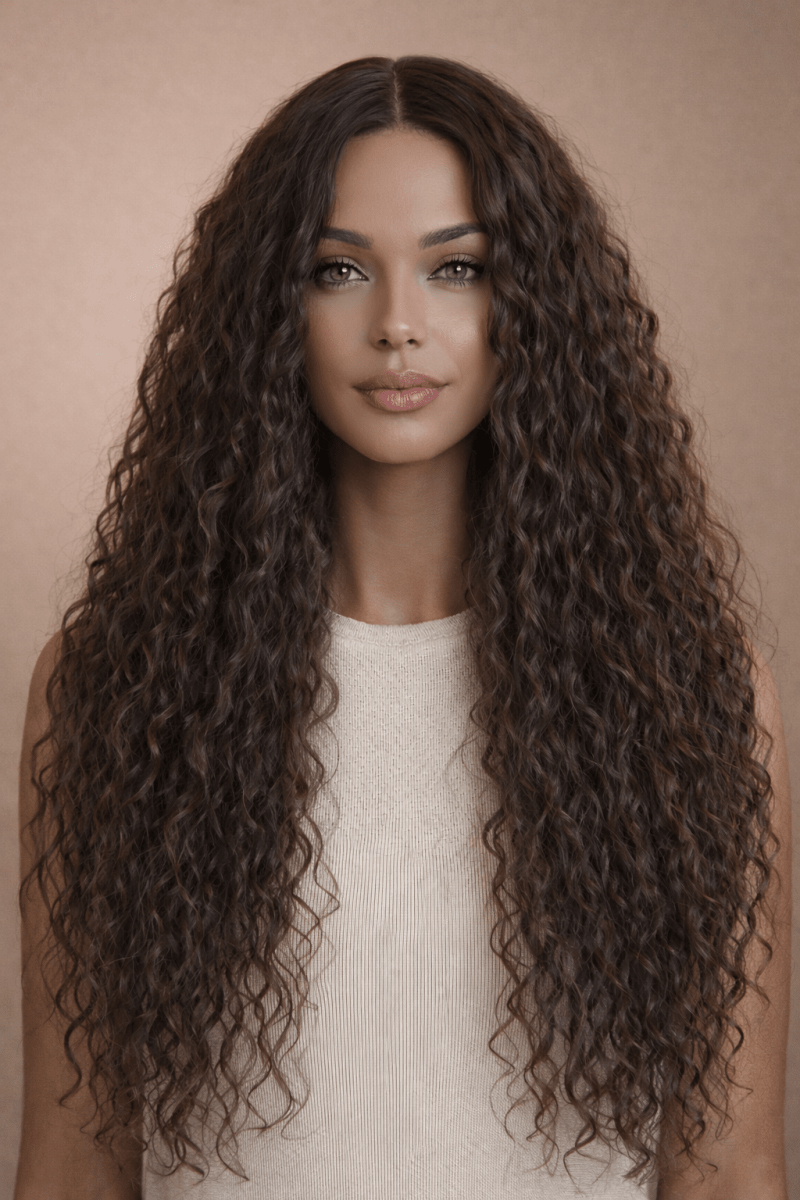 CARLY - Brown - Lace Front Wig - Milk & Honey Wigs