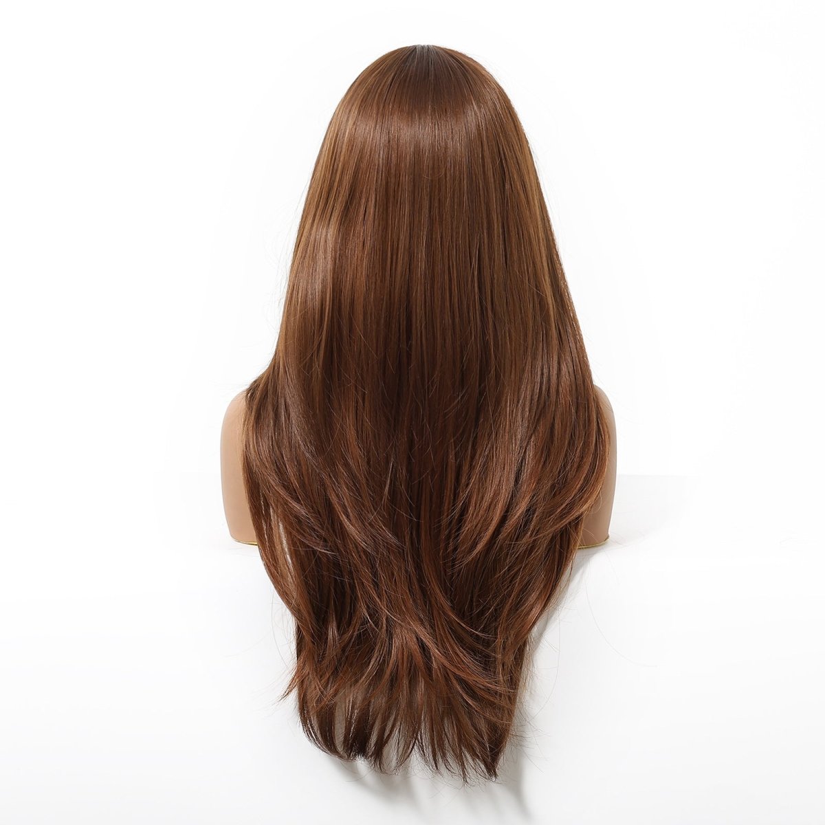 Chestnut Brown Layered Wig - MARKETPLACE | Brown, Fringe, Synthetic Hair | Milk & Honey Wigs