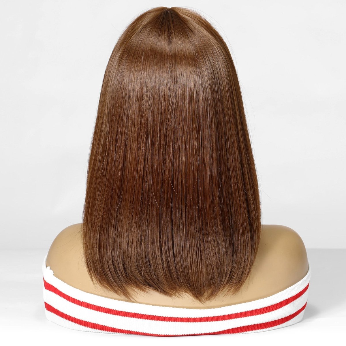 Chestnut Brown Wig- MARKETPLACE | Brown, Fringe, Synthetic Hair | Milk & Honey Wigs