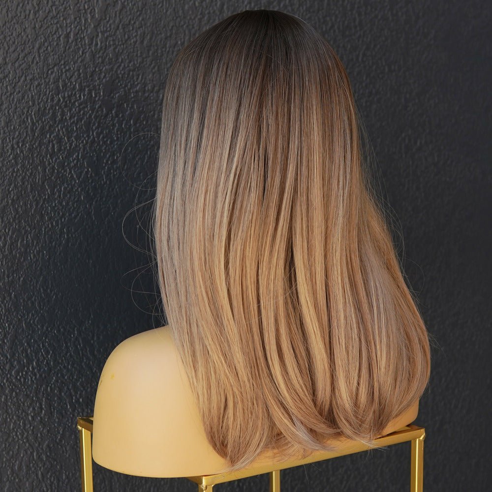 CLARA Ombre Brown Fringe Wig | Milk & Honey Wigs