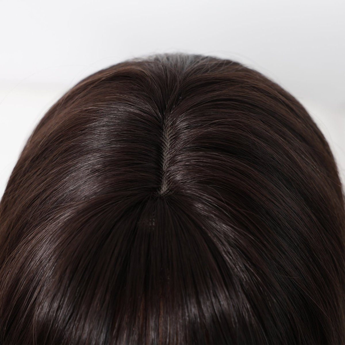 Dark Brown Synthetic Wig - MARKETPLACE | Brown, Fringe, Synthetic Hair | Milk & Honey Wigs