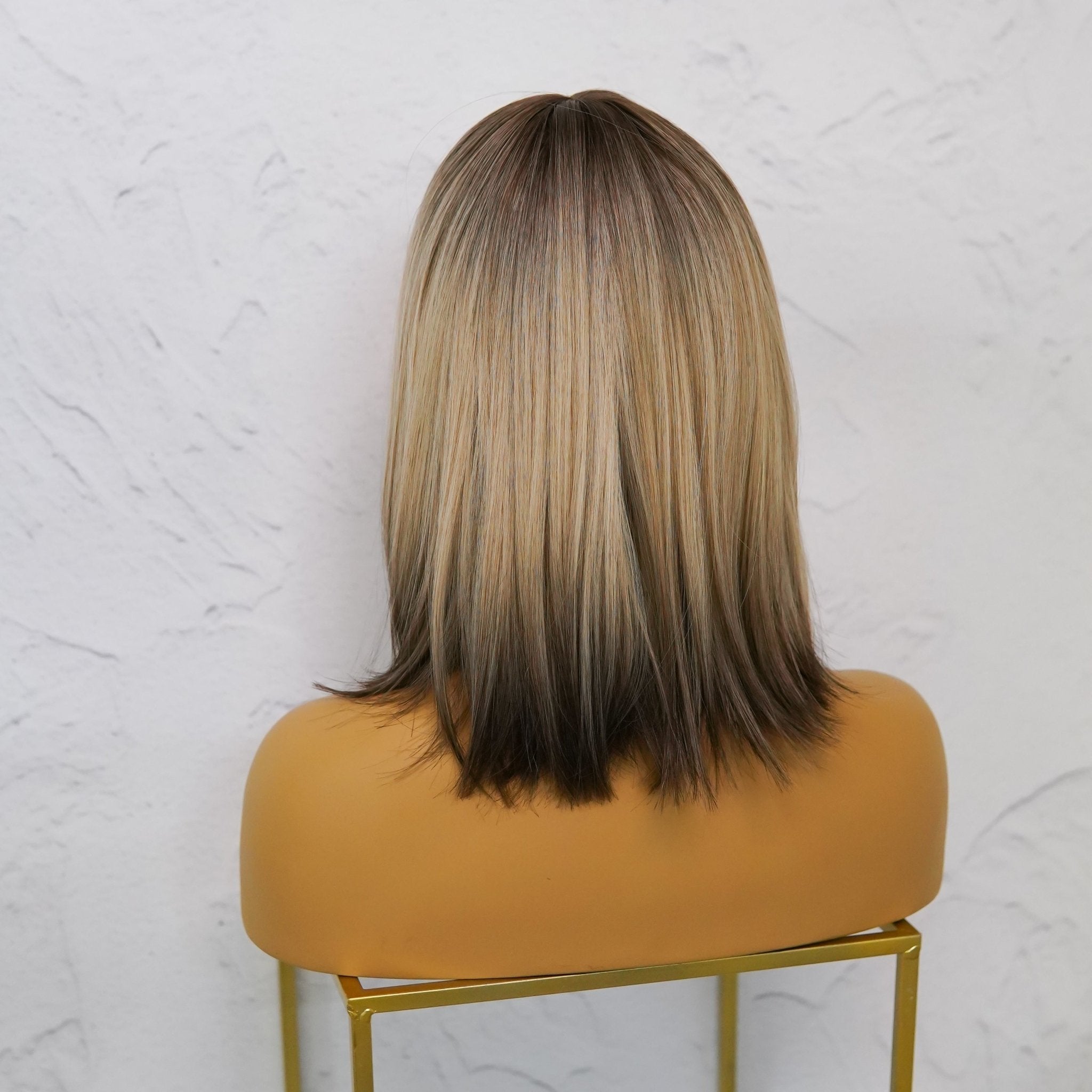 DENISE Ombre Brown Fringe Wig | Milk & Honey Wigs