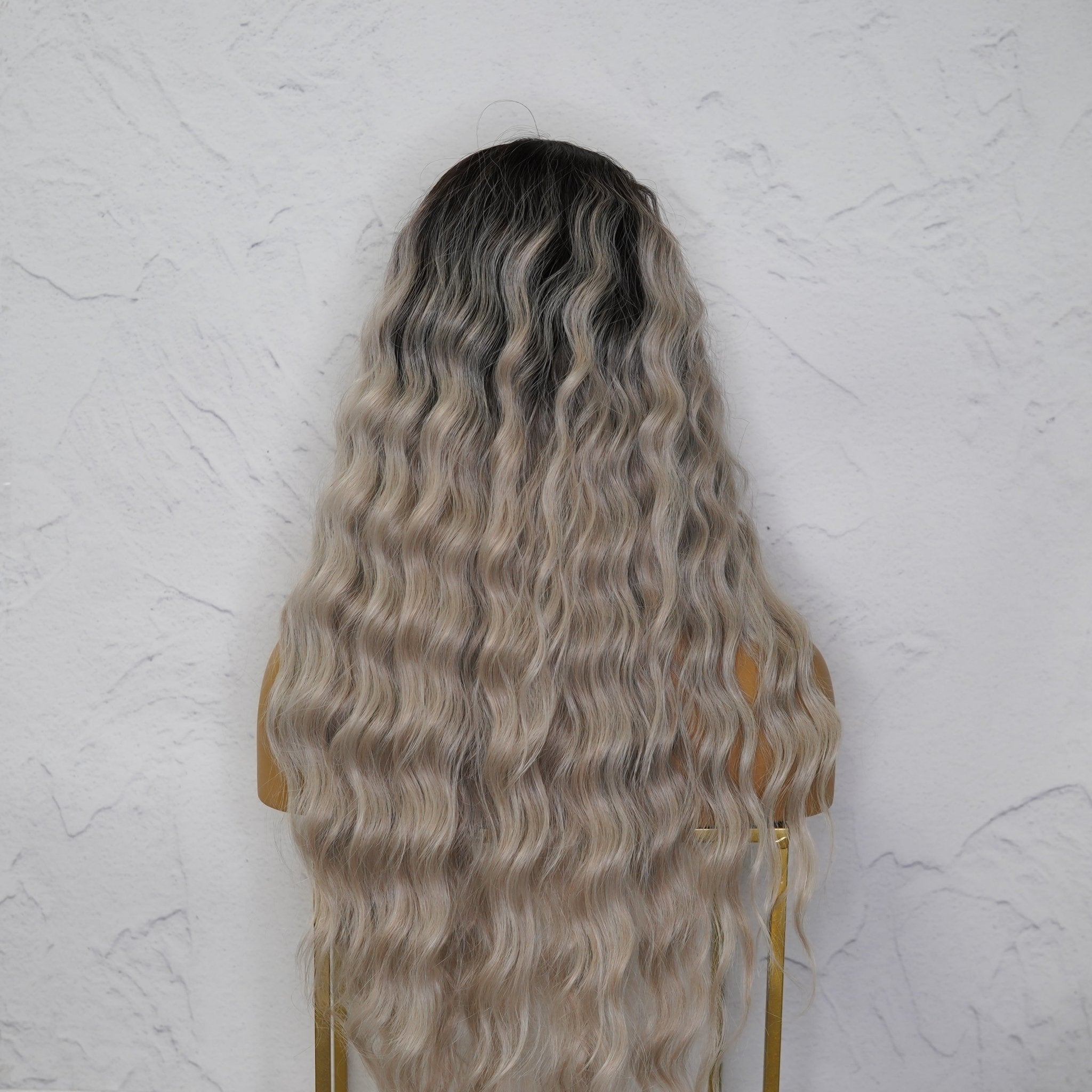 ELEANOR Grey Ombre Lace Front Wig | Milk & Honey Wigs