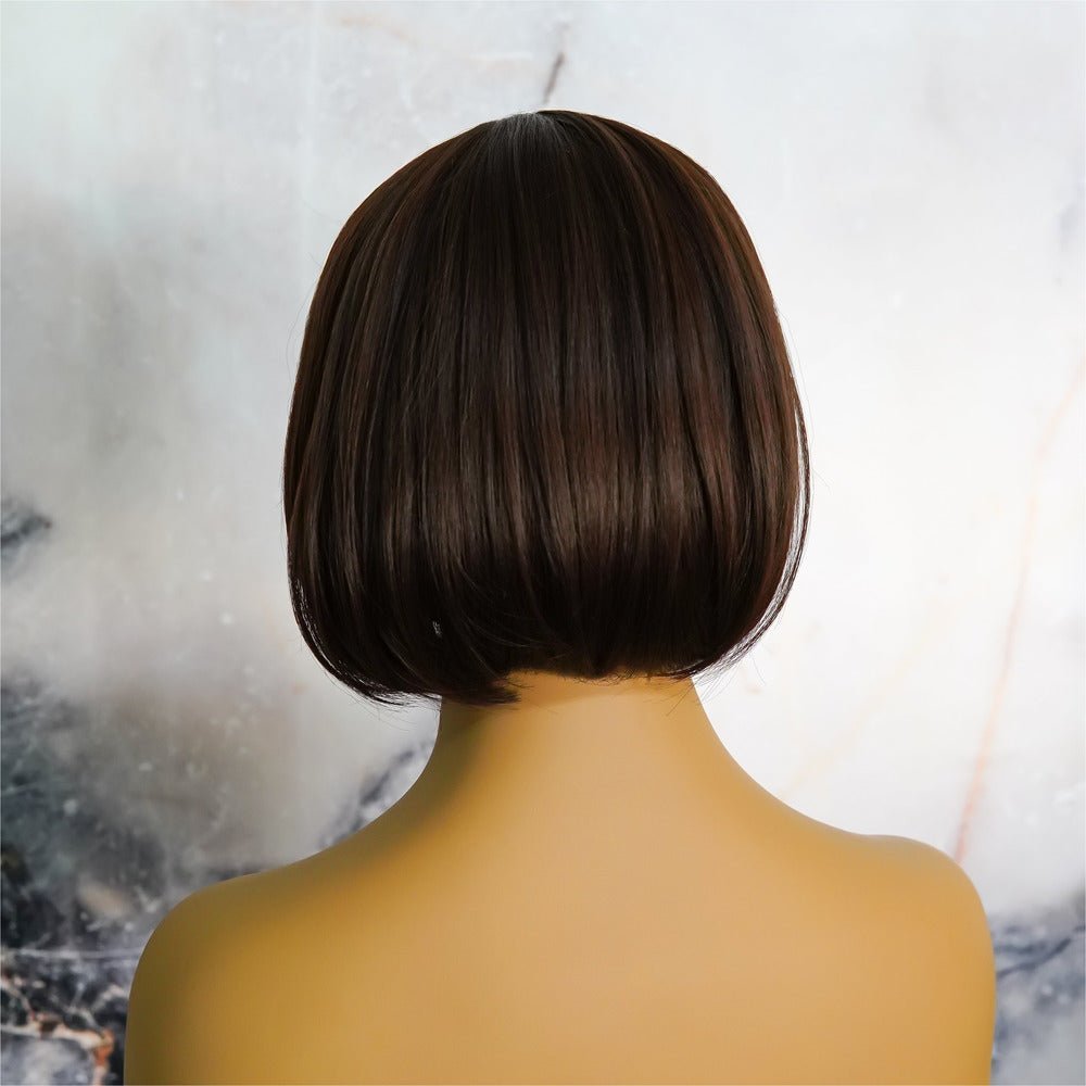ELLE Dark Brown Fringe Wig | Milk & Honey Wigs