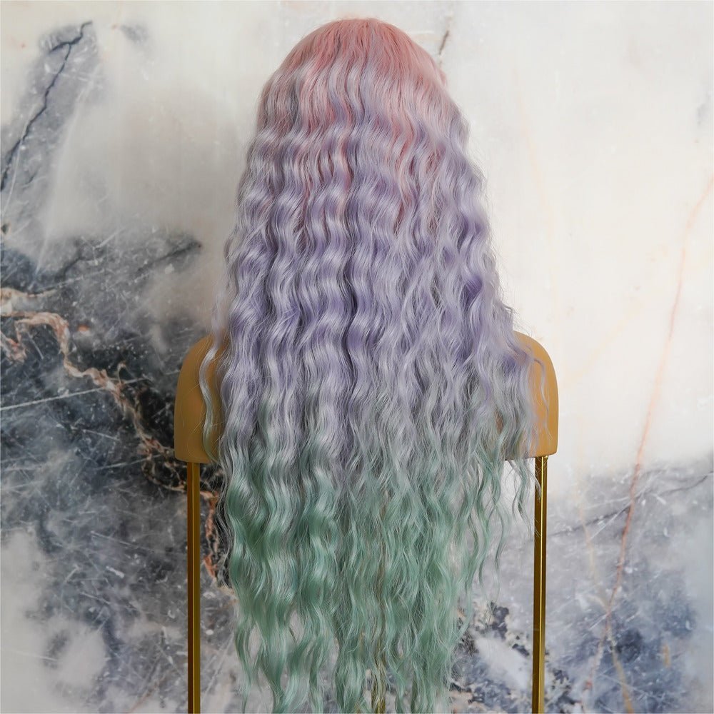 FLORA Rainbow Ombre Lace Front Wig | Milk & Honey Wigs