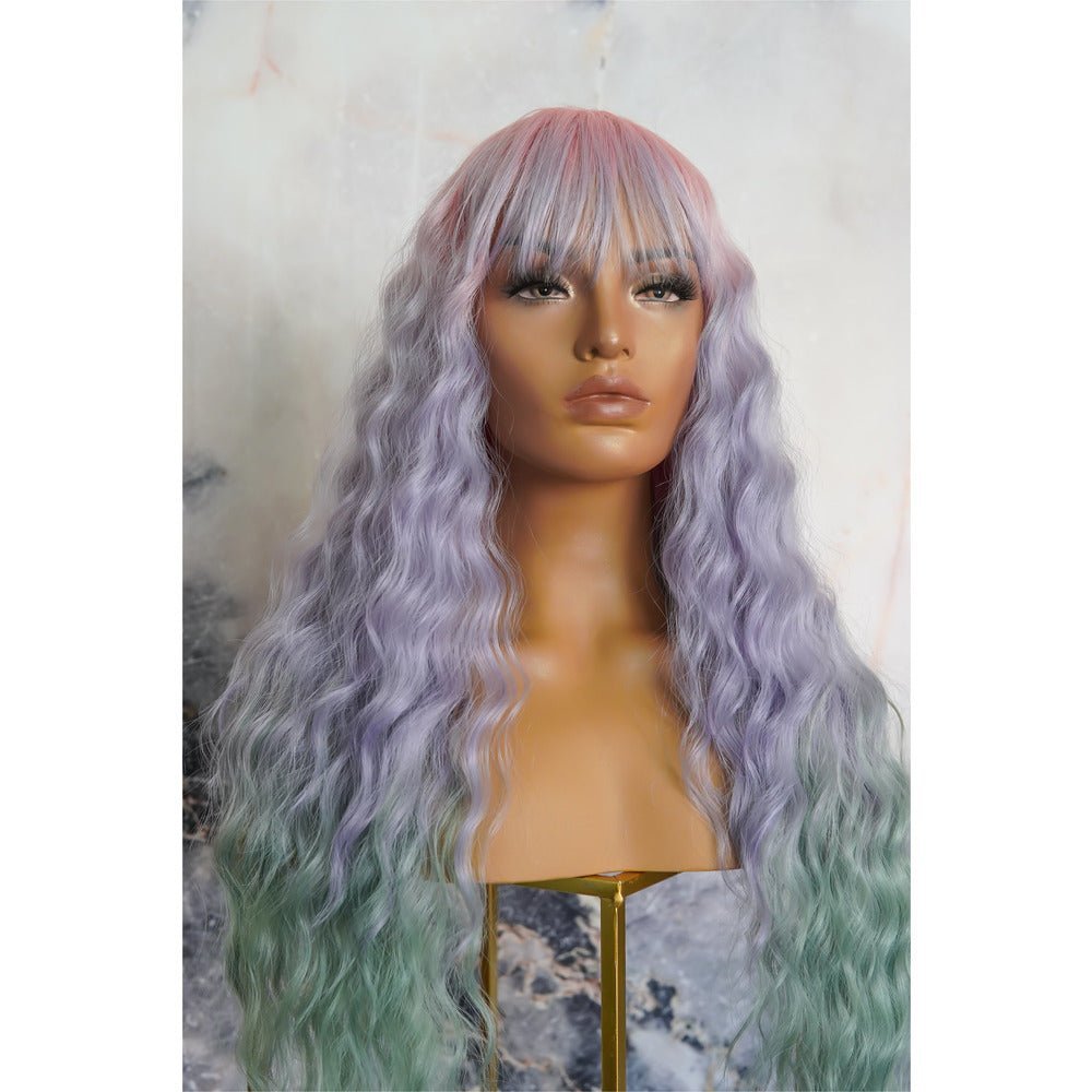 FLORA Rainbow Ombre Lace Front Wig | Milk & Honey Wigs