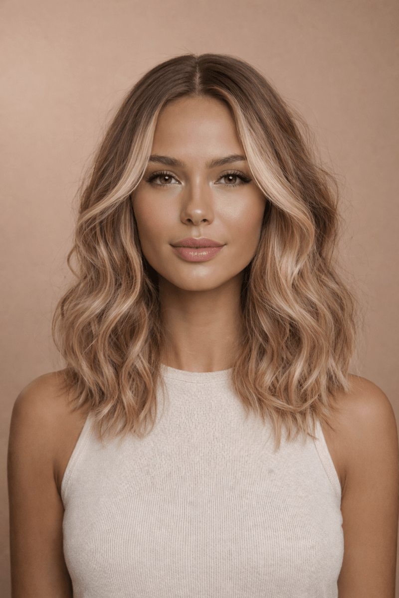 GEMMA - Ombre Blonde - Lace Front Wig | Blonde, 16 Inch, T-Part Lace Front, Synthetic Hair | Milk & Honey Wigs