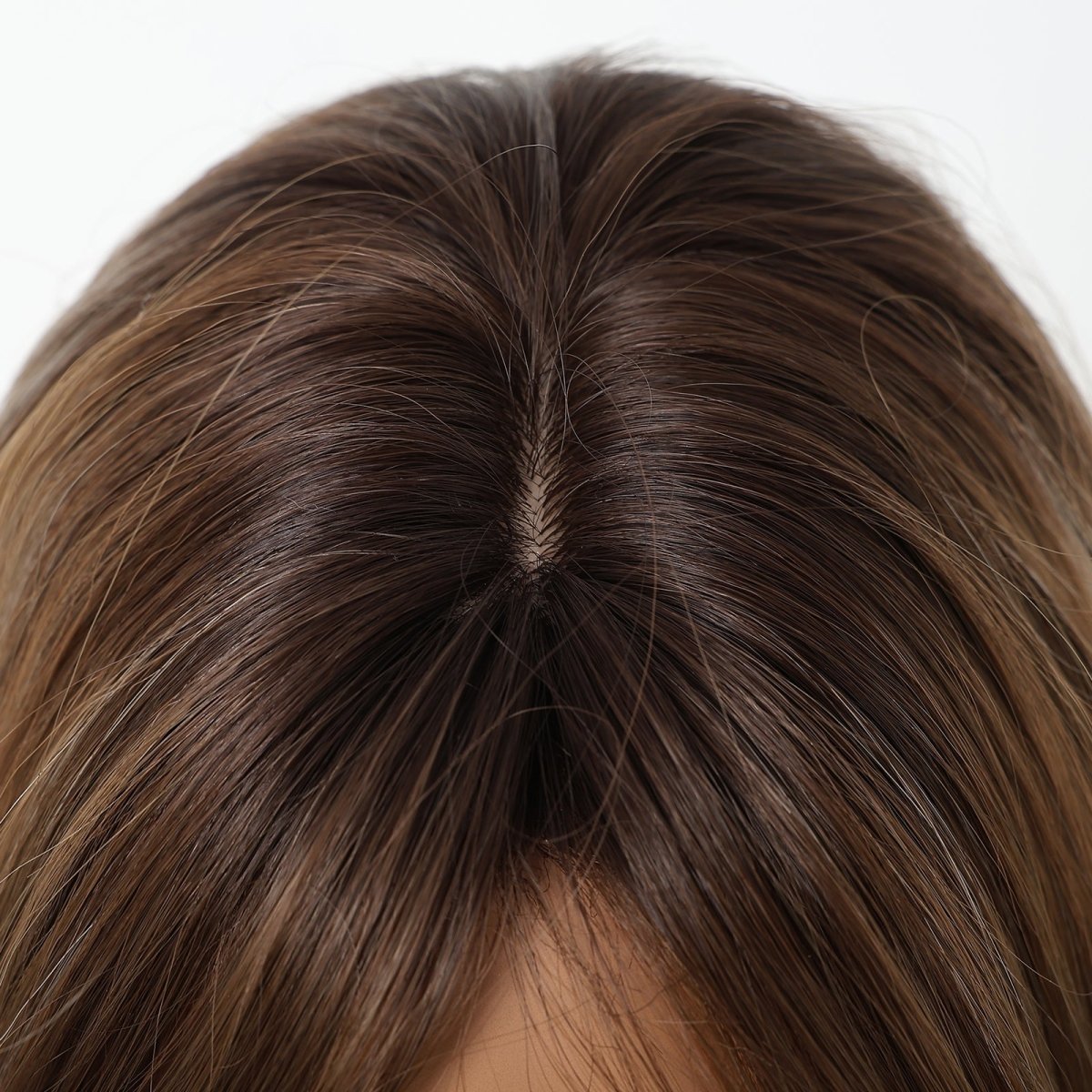 Golden Brown Layered Wig - MARKETPLACE | Brown, Fringe, Synthetic Hair | Milk & Honey Wigs
