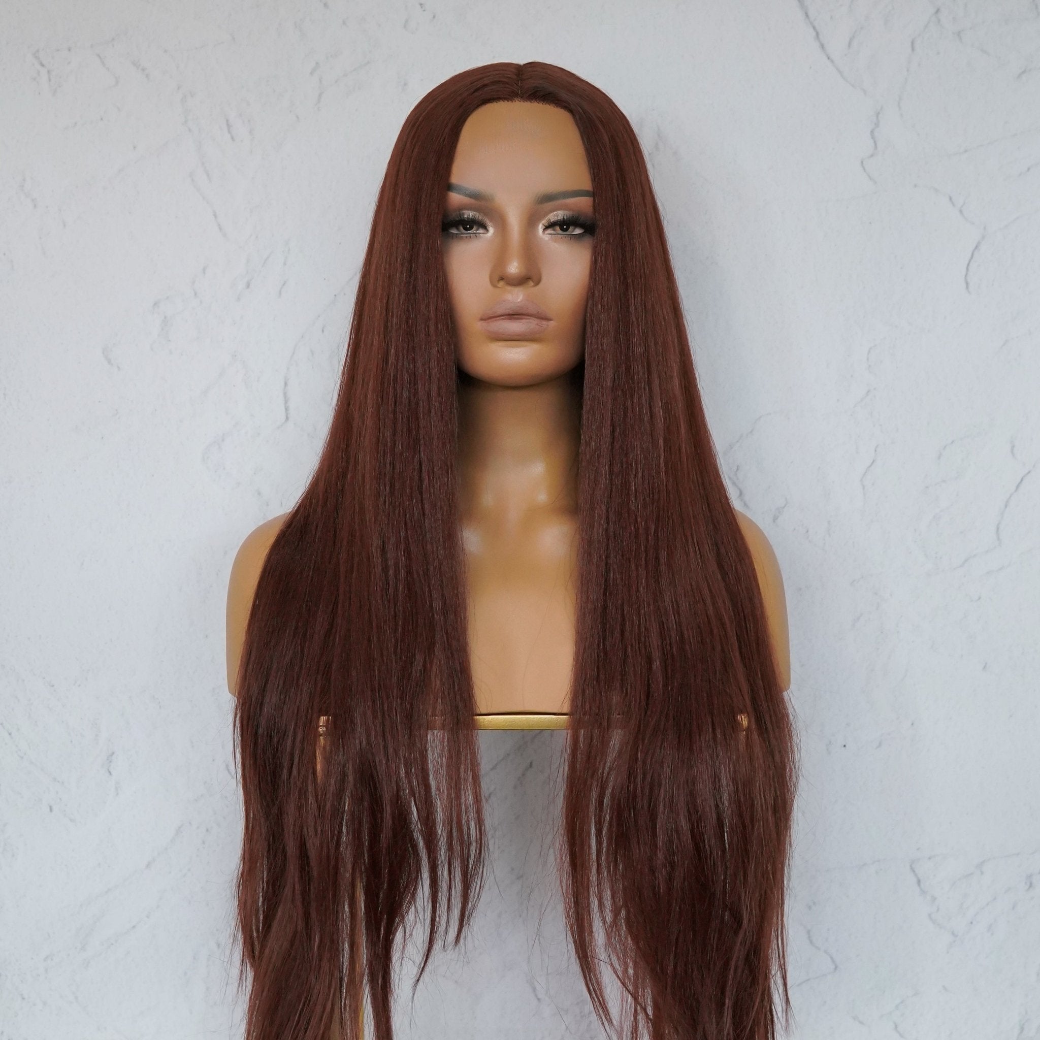 HANNAH Copper Brown Lace Front Wig | Milk & Honey Wigs