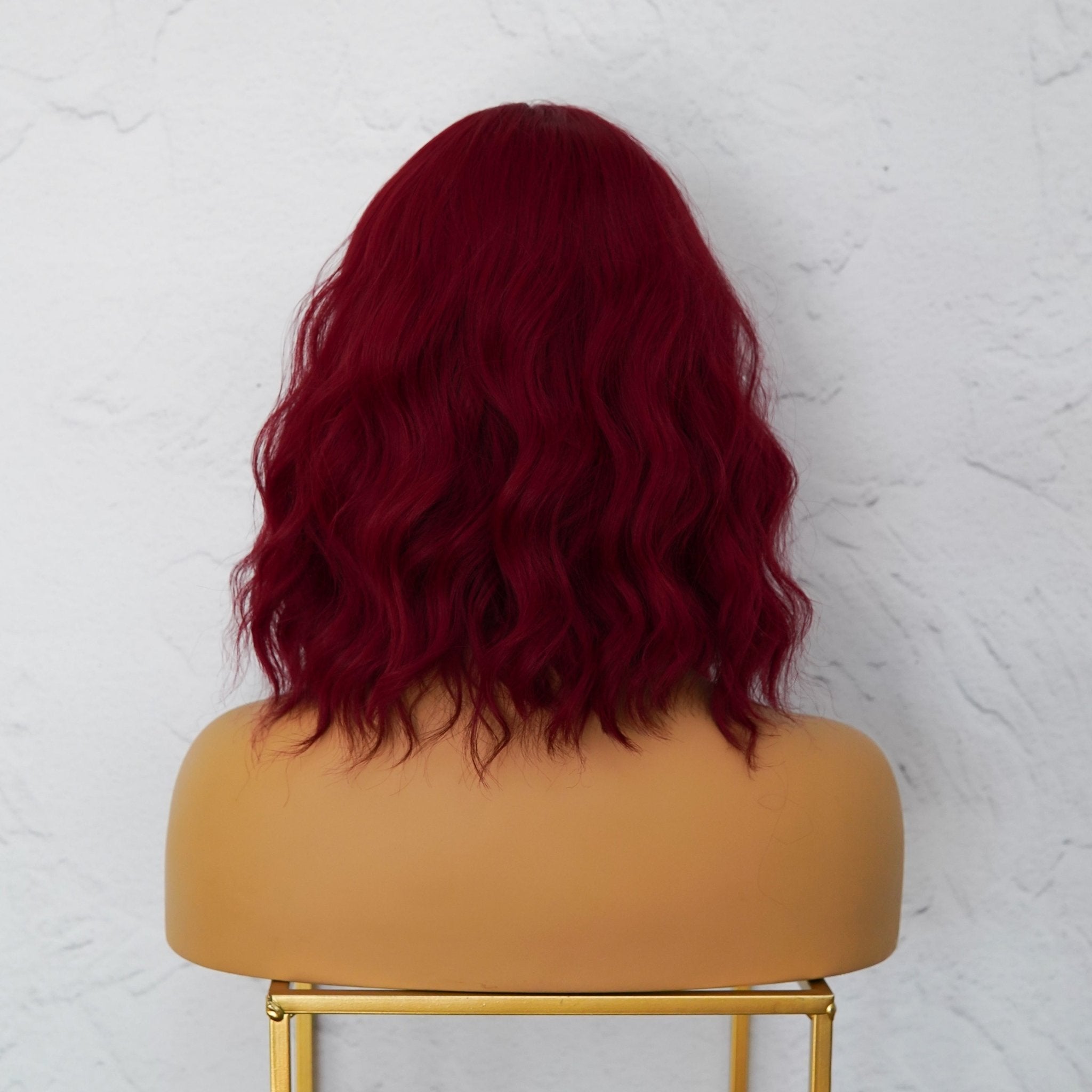 HAYLEY - Burgundy Red - Fringe Wig | Red, 12 Inch & Shorter, Fringe, Synthetic Hair | Milk & Honey Wigs