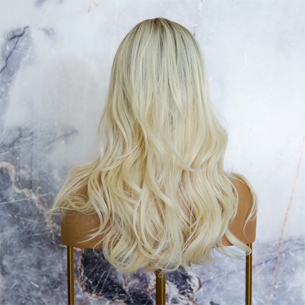 HOLLY - Ombre Blonde - Fringe Wig | Blonde, 16 Inch, Fringe, Synthetic Hair | Milk & Honey Wigs