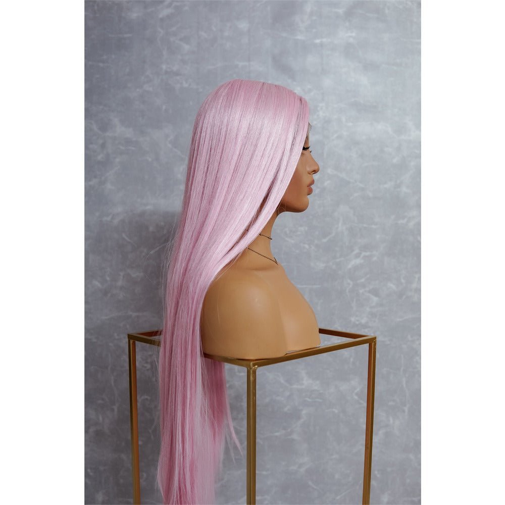 ISABELLE Pink 30" Lace Front Wig | Milk & Honey Wigs