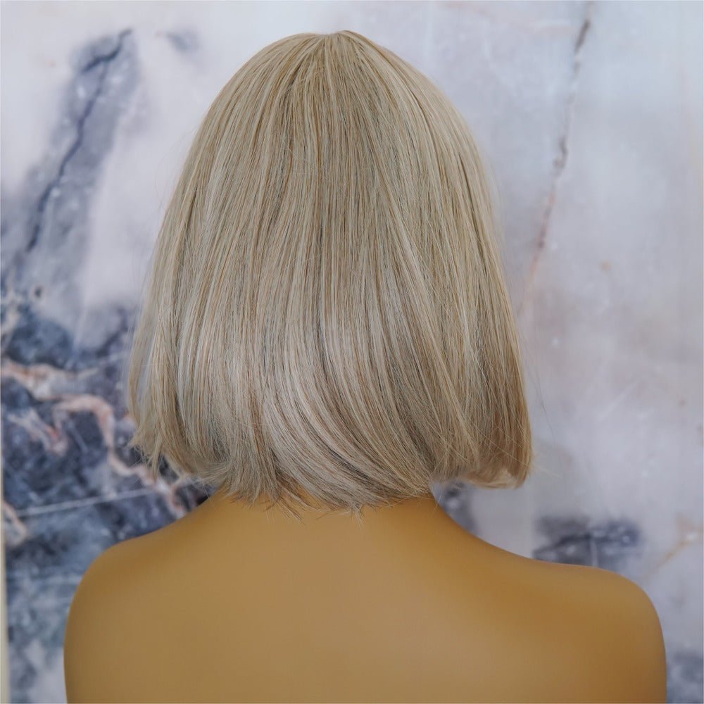 JANET Blonde Bob Fringe Wig | Milk & Honey Wigs