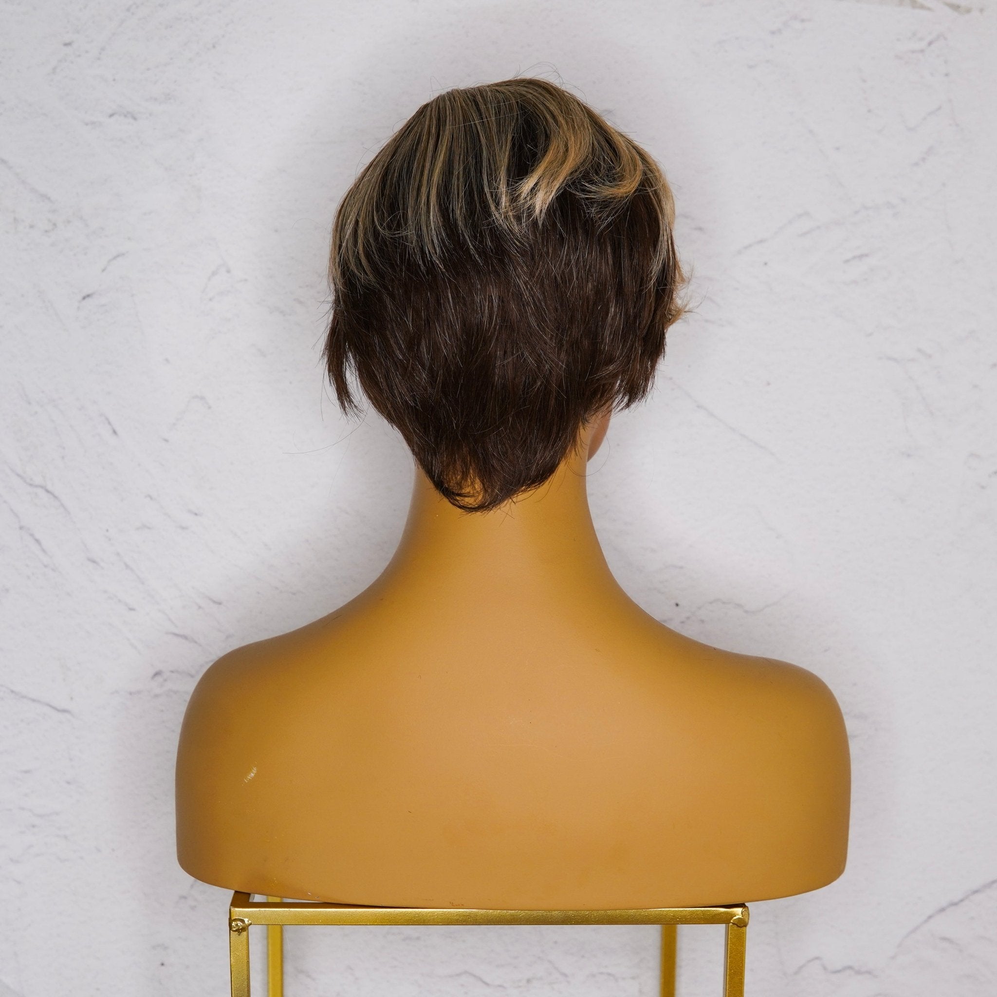 KATHY - Ombre Blonde - Fringe Wig | Brown, Synthetic Hair | Milk & Honey Wigs