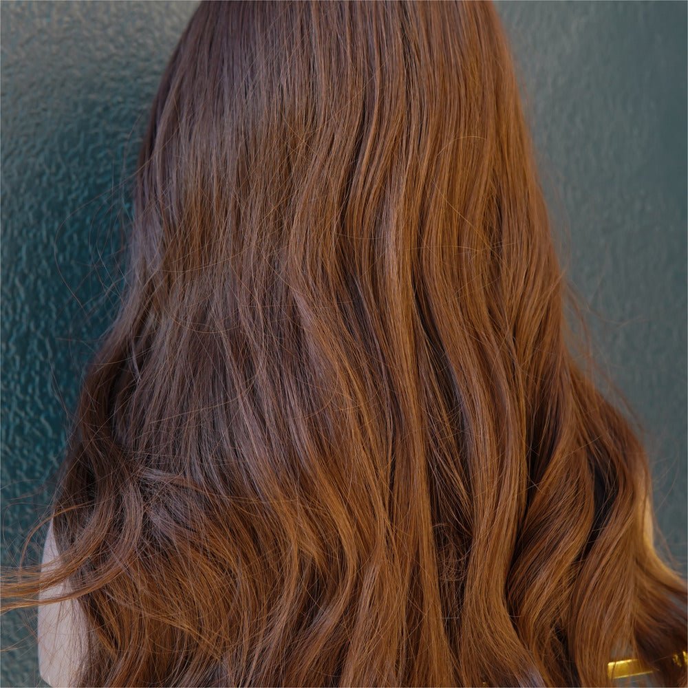 KEISHA - Brown - Lace Front Wig | Brown, 22 Inch, T-Part Lace Front, Synthetic Hair | Milk & Honey Wigs