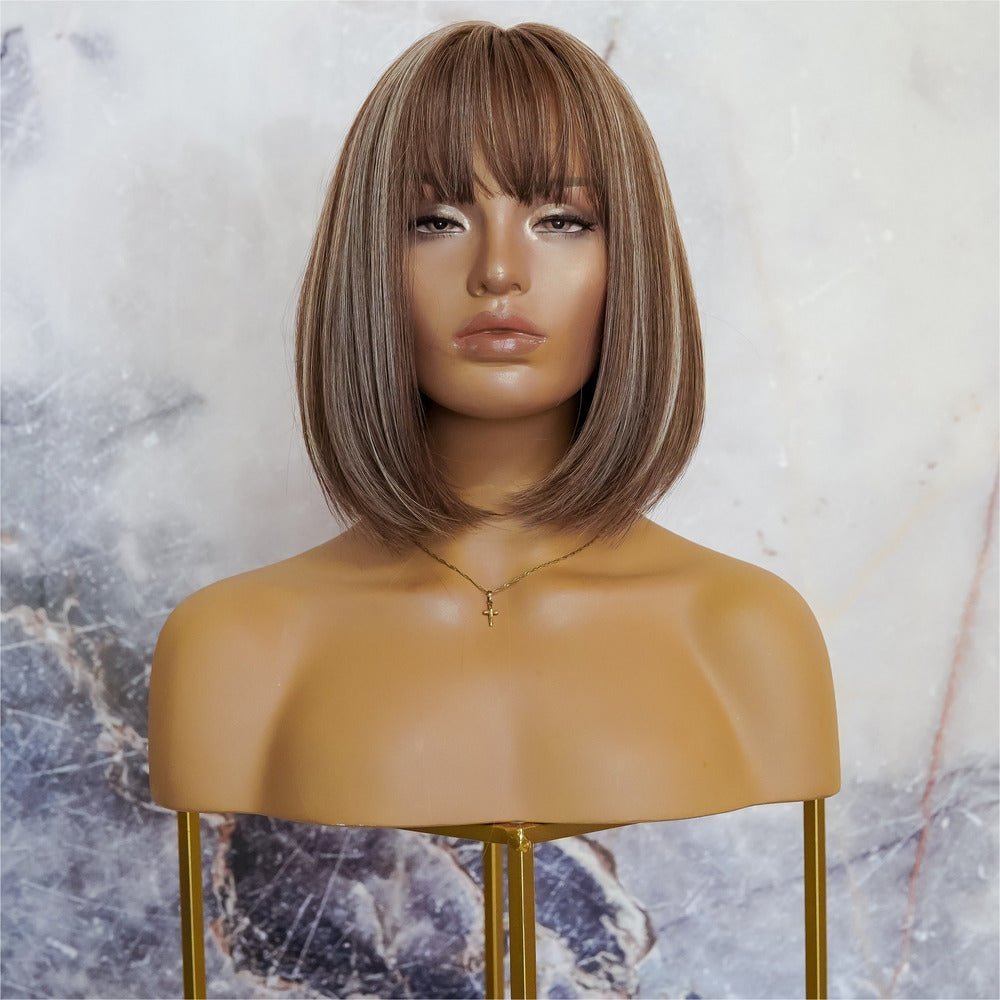 KIKI Blonde Highlights Fringe Wig - Milk & Honey Wigs