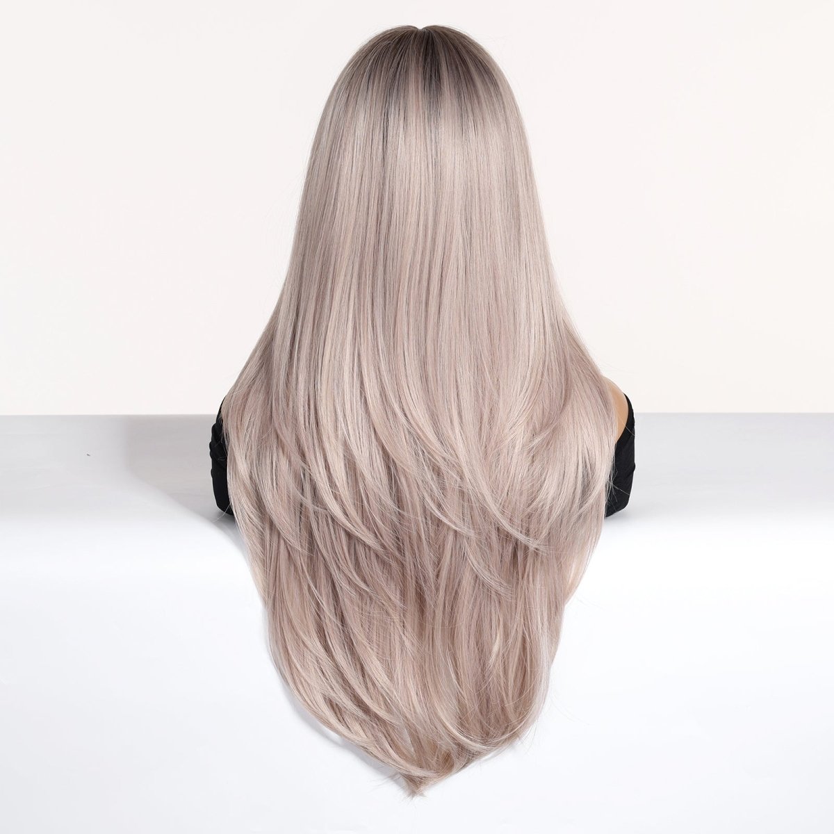 Layered Silver Blonde Wig - MARKETPLACE | Blonde, Fringe, Synthetic Hair | Milk & Honey Wigs