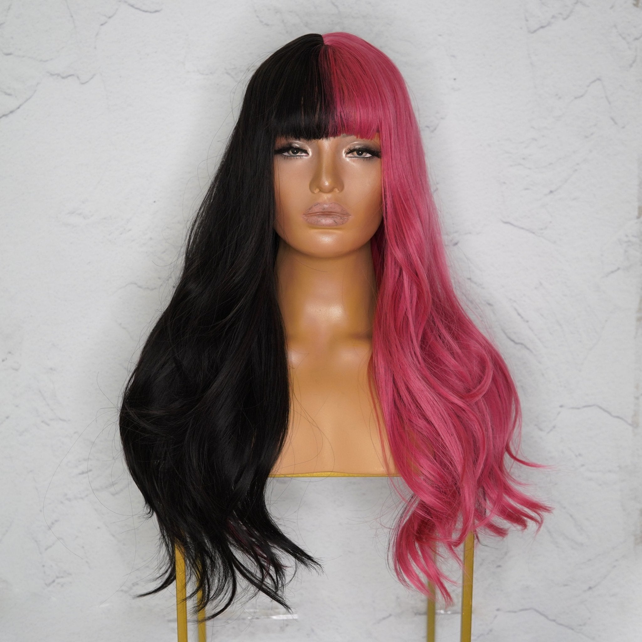 LEXY Two Tone Fringe Wig - Milk & Honey Wigs