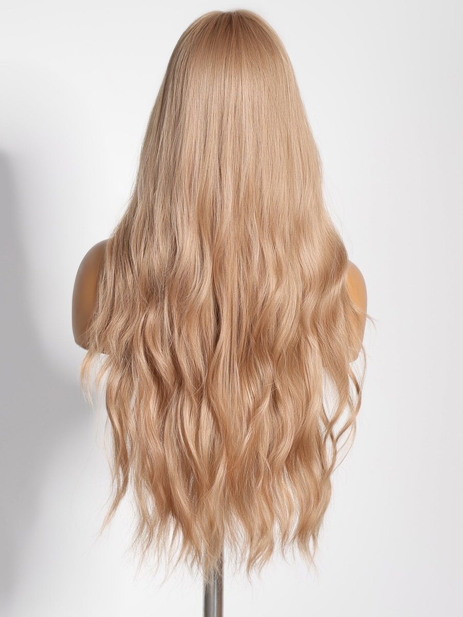 Long Wavy Blonde Wig - MARKETPLACE | Blonde, Fringe, Synthetic Hair | Milk & Honey Wigs