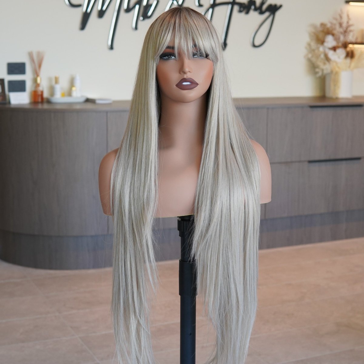 MONTANA Ombre Caramel Fringe Wig - Milk & Honey Wigs