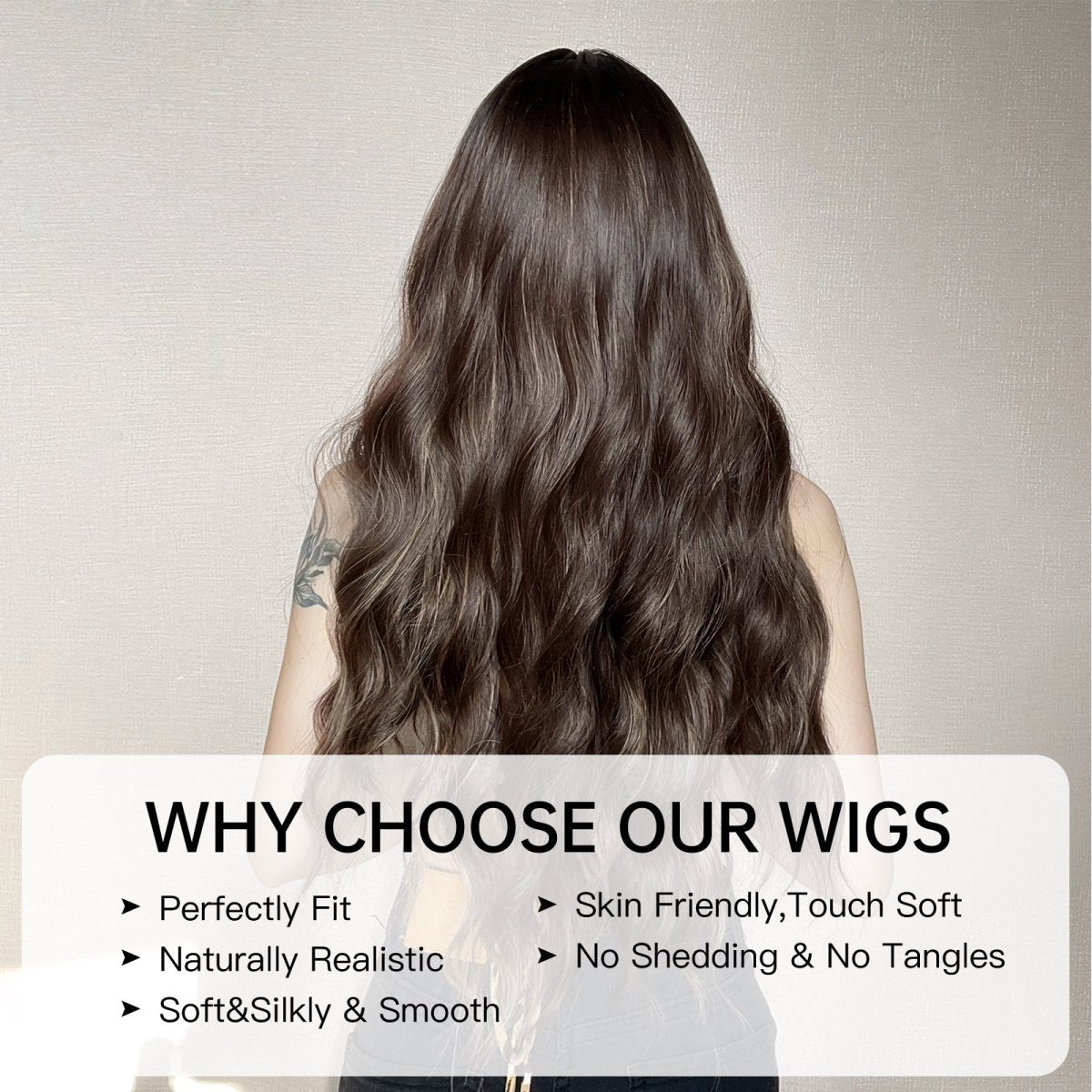 Natural Black Wavy Wig - MARKETPLACE | Black, Fringe, Synthetic Hair | Milk & Honey Wigs