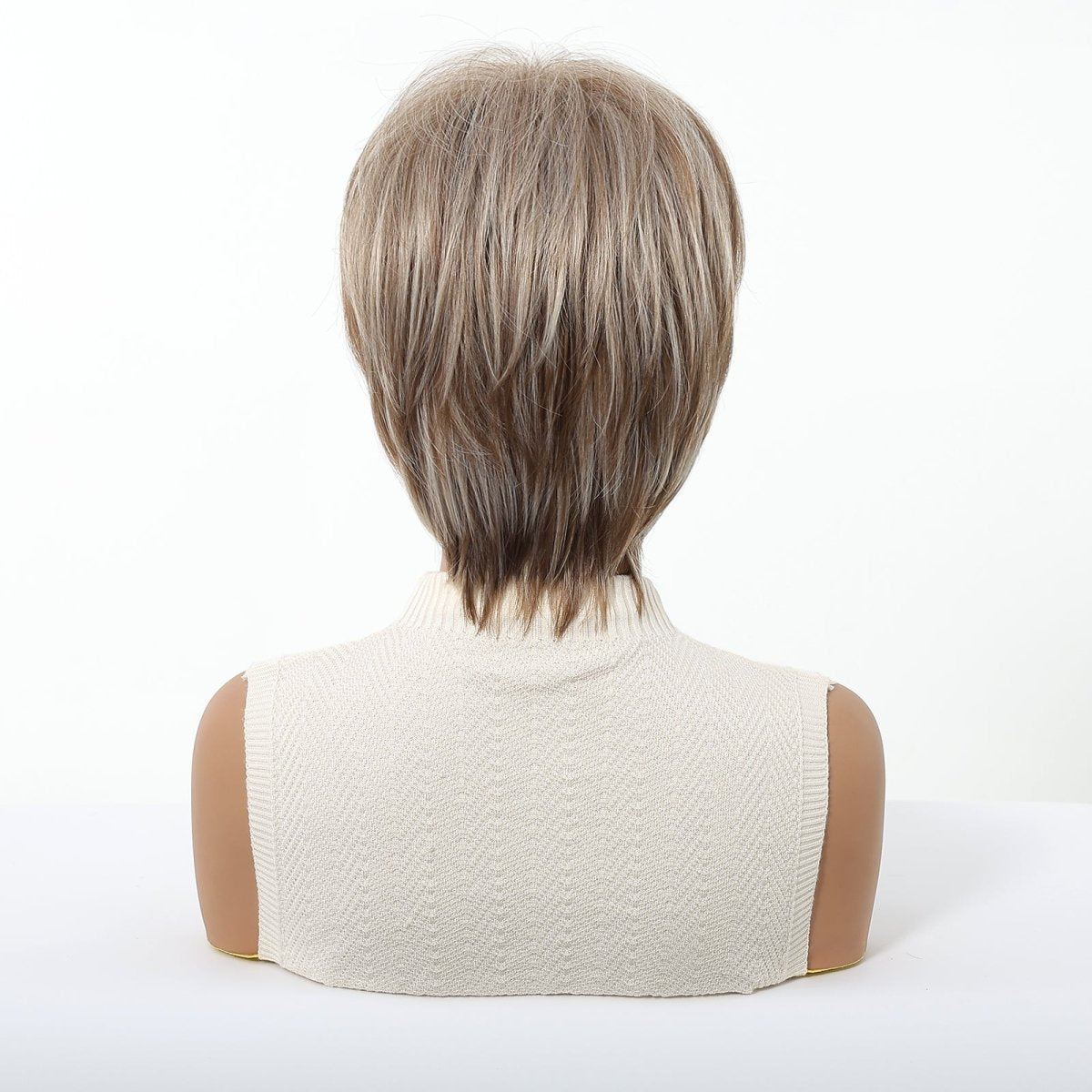 Short Layered Pixie Cut Wig - MARKETPLACE | Brown, Fringe, Synthetic Hair | Milk & Honey Wigs