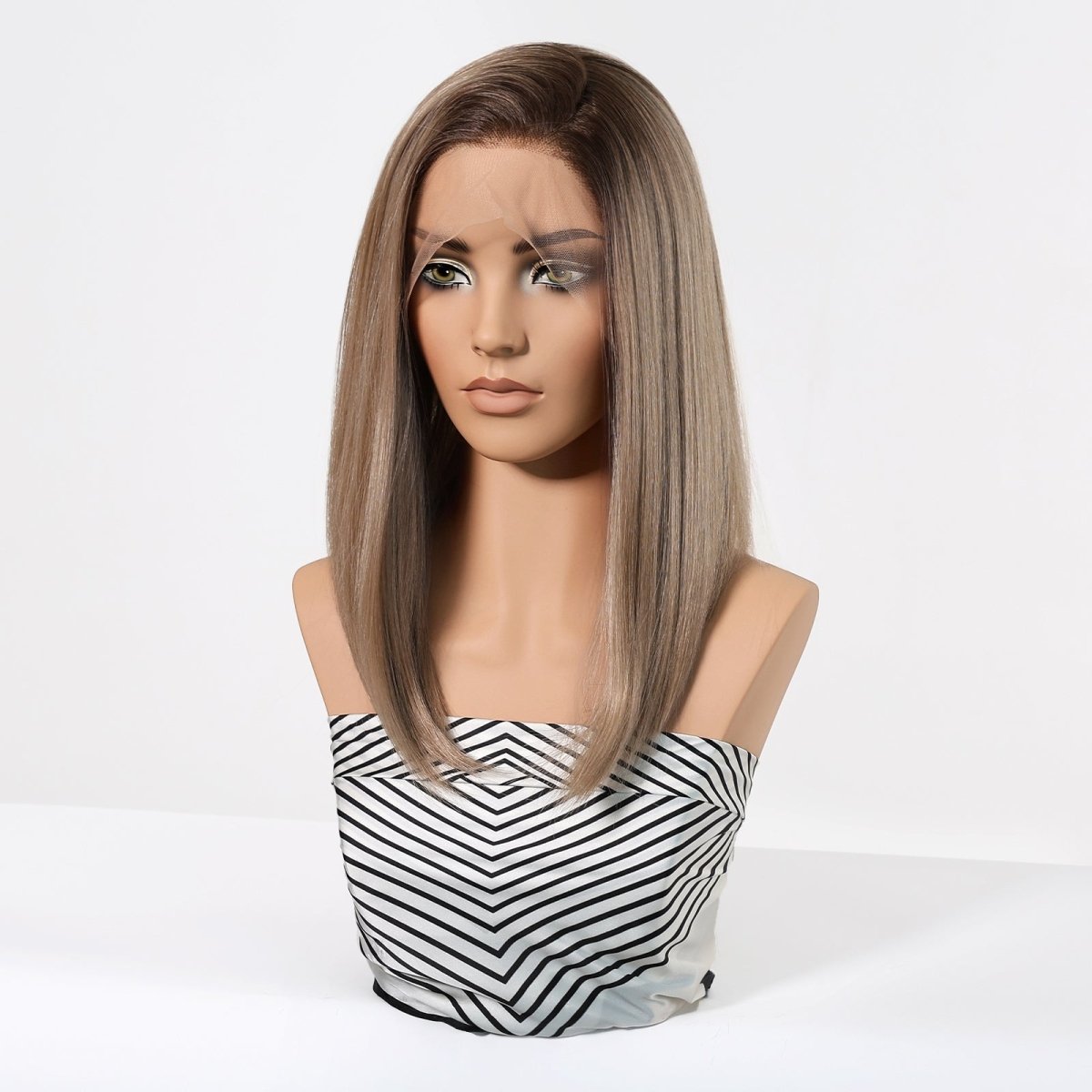 Shoulder Length Dark Blonde 13x6 Lace Front Wig - MARKETPLACE | Blonde, 13x6 Lace Front, Synthetic Hair | Milk & Honey Wigs