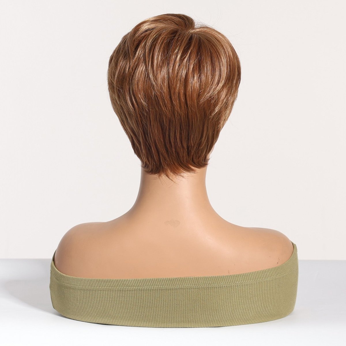 Sleek Chestnut Brown Pixie Cut Wig - MARKETPLACE | Brown, Fringe, Synthetic Hair | Milk & Honey Wigs