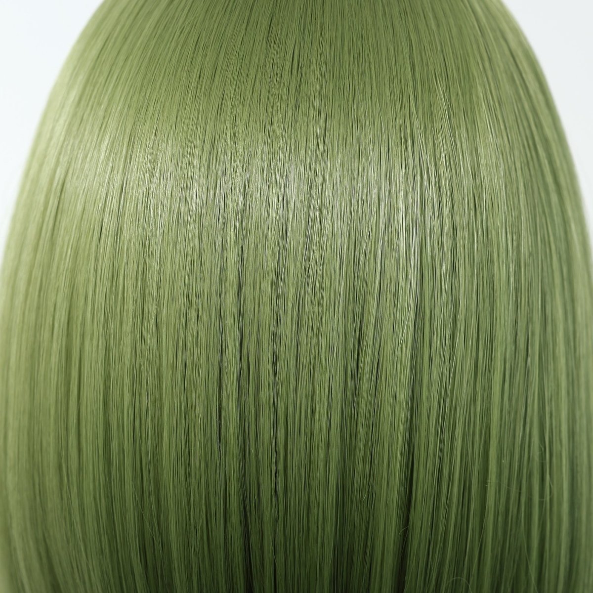 Sleek Olive Green Bob Wig - MARKETPLACE | Brown, Fringe, Synthetic Hair | Milk & Honey Wigs