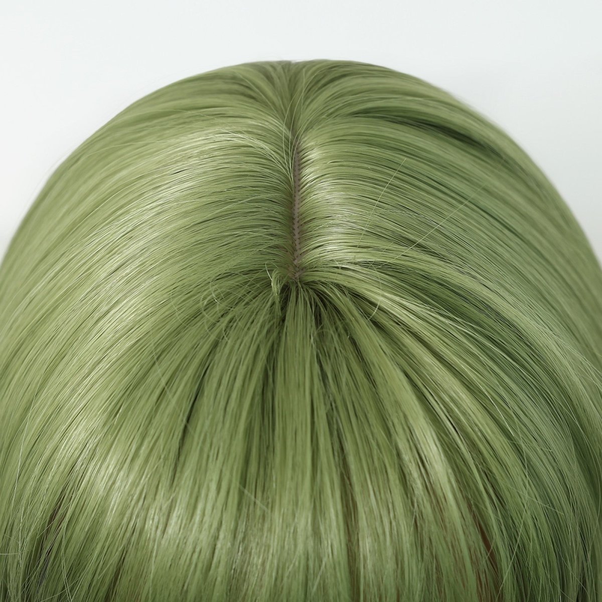 Sleek Olive Green Bob Wig - MARKETPLACE | Brown, Fringe, Synthetic Hair | Milk & Honey Wigs