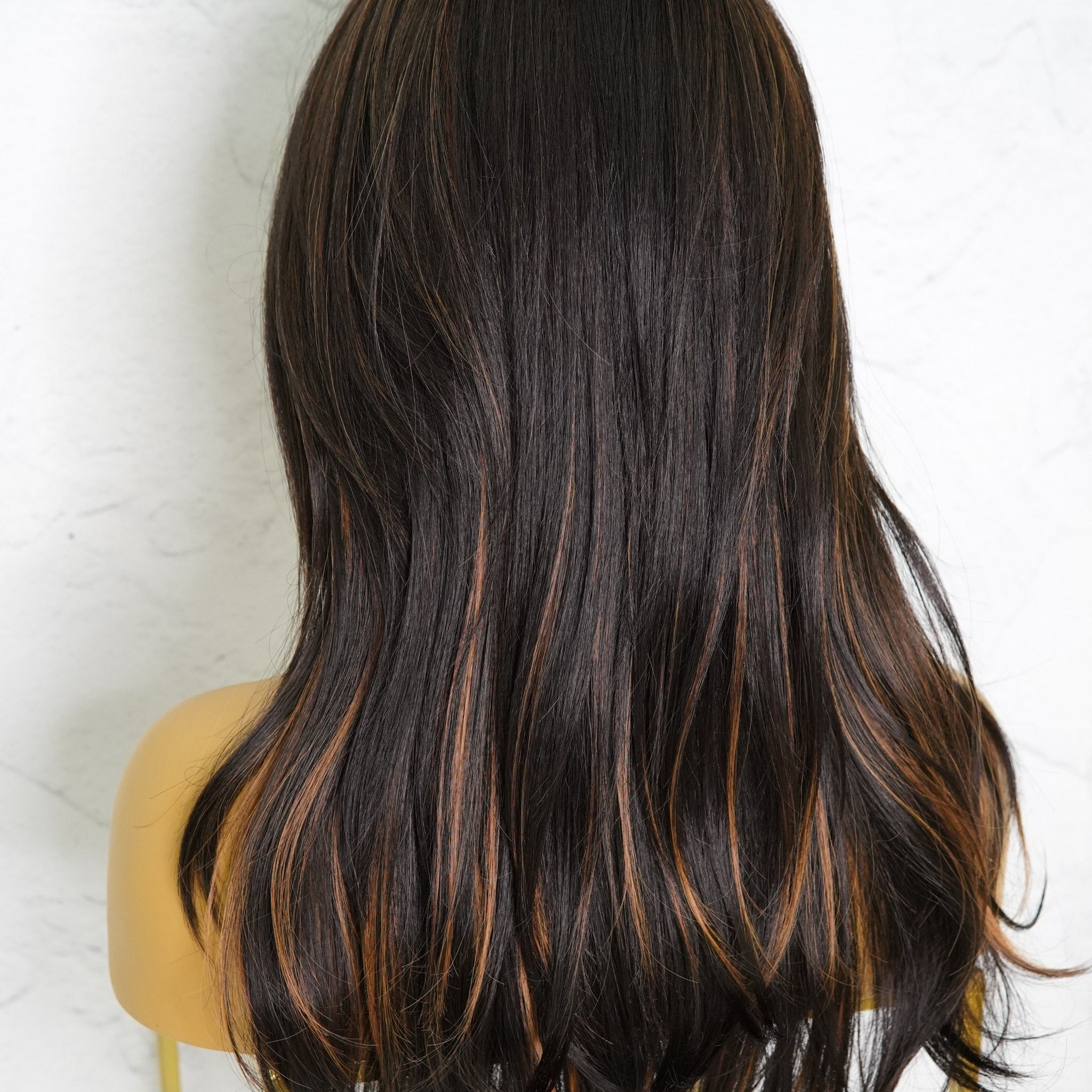 STEFANIE - Black - Fringe Wig | Black, 20 Inch, Fringe, Synthetic Hair | Milk & Honey Wigs