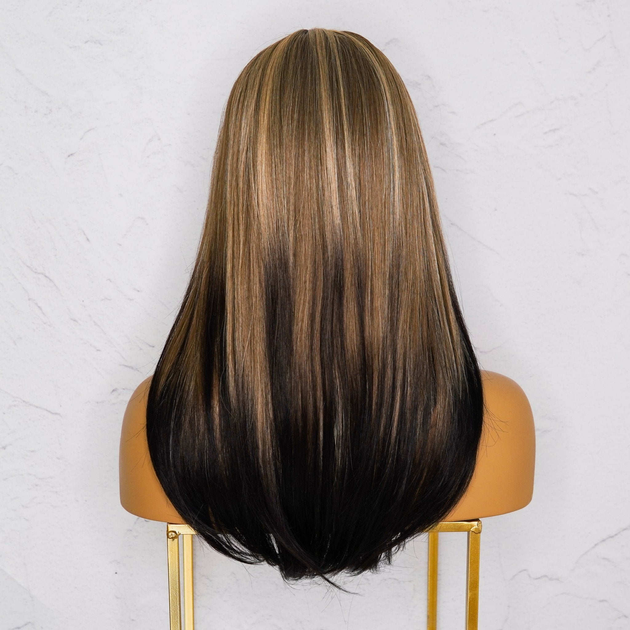 VALERIE inked synthetic straight lace front wig | Milk & Honey Wigs
